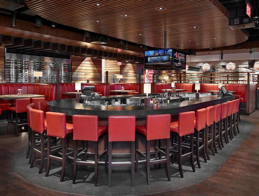 Cactus Club Edmonton Jasper Avenue Modern Restaurant Bar Interior Design