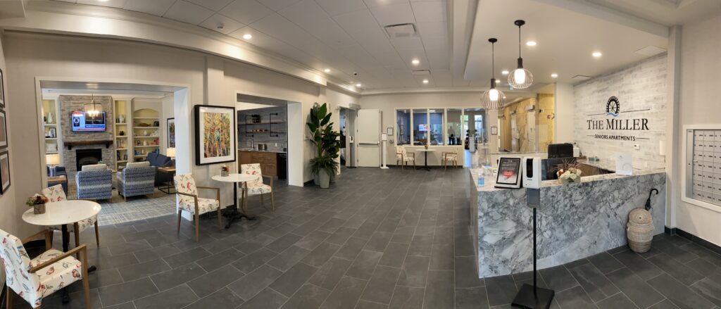 The Miller Manotick Hotel lobby interior